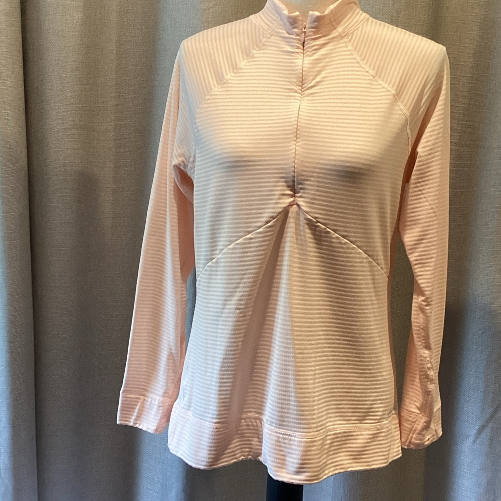 Eddie Bauer pink quarter zip, size medium.
